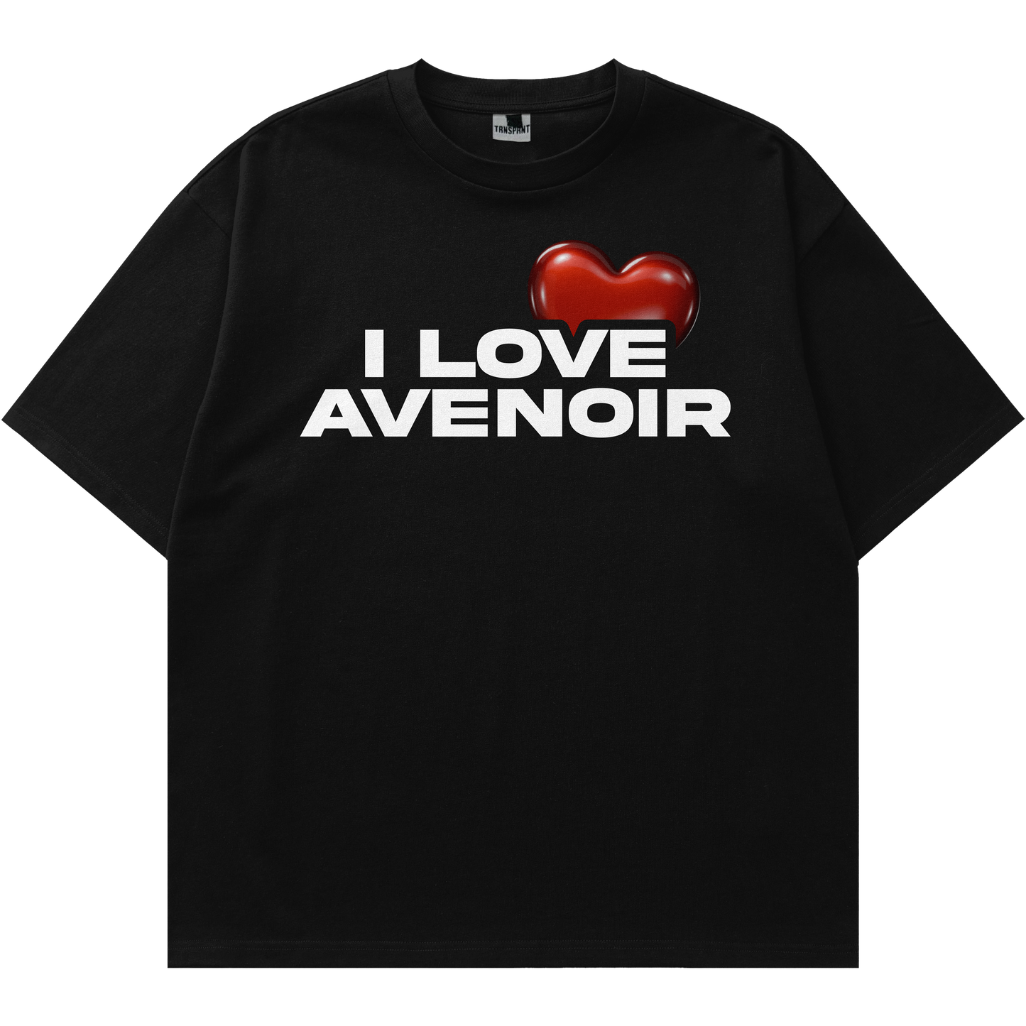 I LOVE AVENOIR TEE [BLACK]